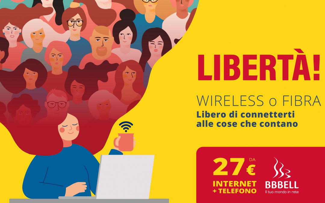 Al via la nuova campagna pubblicitaria “Libero di Connetterti alle cose che contano”