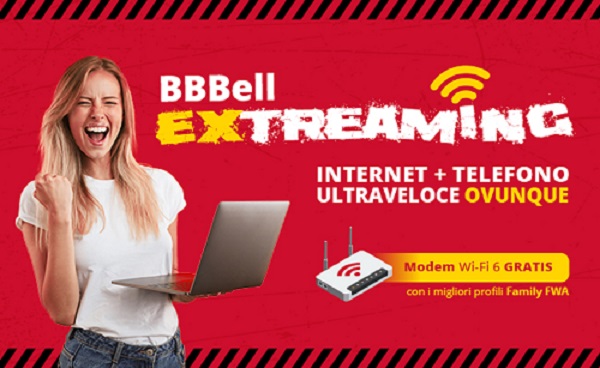 On air la campagna pubblicitaria “BBBell Extreaming”